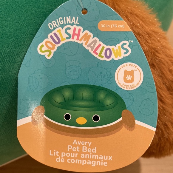 SOLD Pet Bed Avery the Duck Squishmallows 30” Large NWT - Picture 2 of 7